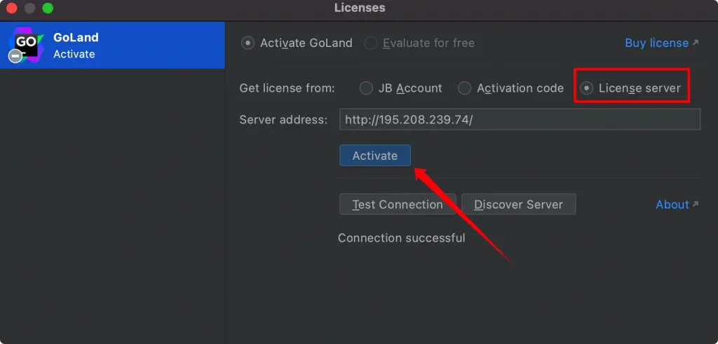 Jetbrains License server